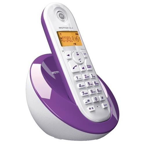 MOTOROLA Telefono fisso Cordless Motorola C601 viola violet